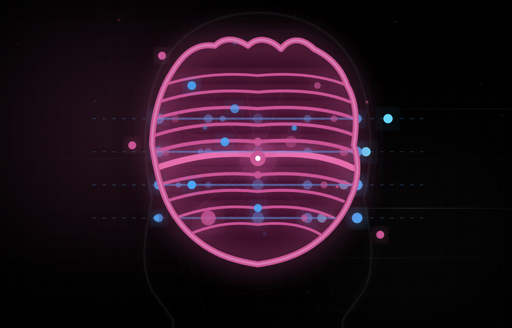 Brain Neon Animation